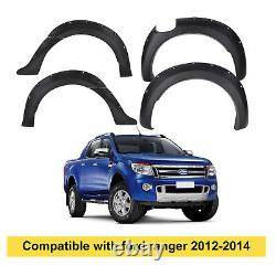 Bolt Style Fender Flares Wide Wheel Arch Extensions for Ford Ranger 2012-2015 T6