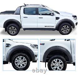 Bolt Style Wide Wheel Arch Fender Flares for Ford Ranger 2015-2023 45mm Widen