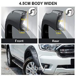 Bolt Style Wide Wheel Arch Fender Flares for Ford Ranger 2015-2023 45mm Widen