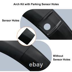 Bolt Style Wide Wheel Arches Extensions Kit Matte Black for Ford Ranger 19-22 T8