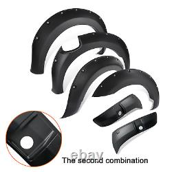Bolt Style Wide Wheel Arches Extensions Kit Matte Black for Ford Ranger 19-22 T8