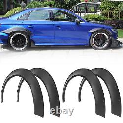 Car Fender Flares Extra Wide Body Kit Wheel Arches 4.5 For Audi A3 A4 B8 A5 S6