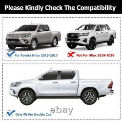 Custom Fit Wheel Arches Mudguard Trim For Toyota Hilux 2015-2017 Wide Body Kit