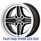 Escort Mexico Wide Arch Rs4 Alloy Wheels 15x8 One Wheel (new)