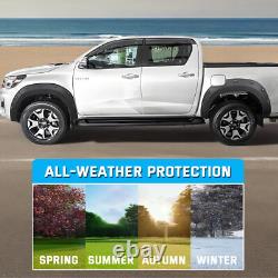 Extra Wide Wheel Arches Fender Flares For Toyota Hilux MK8 2018-2020 Invincible