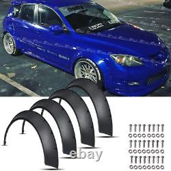 Fender Flares Extra Wide Body Wheel Arches Mudguards For Mazda Mazdaspeed 3 MPS