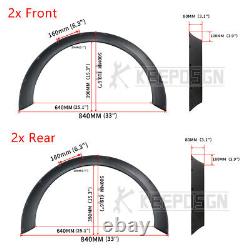 Fender Flares Flexible 4 Extra Wide CONCAVE Body Kit For Mini Cooper R56 R55