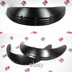 Fender Flares JDM universal 3 wide 4 psc wheel arch SET