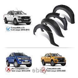 Fender Flares Wide Wheel Arch Extensions for Ford Ranger 2015-2019 T7 Double Cab