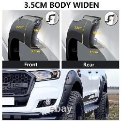 Fender Flares Wide Wheel Arch Extensions for Ford Ranger 2015-2019 T7 Double Cab