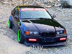 Fender flares for BMW 3 e36 wide body kit JDM wheel arches ABS 3.5 90mm 4pcs KL