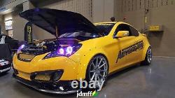 Fender flares for Hyundai Genesis CONCAVE wide body wheel arches 2.75 4pcs