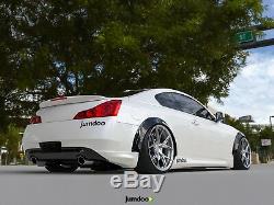 Fender flares for Infiniti G35 G37 CONCAVE wide body JDM wheel arches 2.75 4pcs