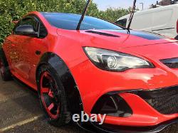 Fender flares for Opel Astra J CONCAVE wide body wheel arch Vauxhall 2.75 4pcs