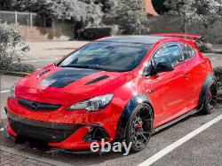 Fender flares for Opel Astra J CONCAVE wide body wheel arches Vauxhall 70mm 4pcs
