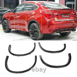 Fit For BMW X6 F16 2015-2018 Front Rear Side Wide Fender Flares Wheel Arch 4PCS