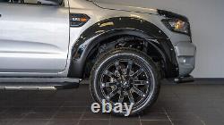 Fits FORD RANGER T6 T7 2016-2019 WIDE BOLT ON LOOK FENDER FLARES SET WHEEL ARCH