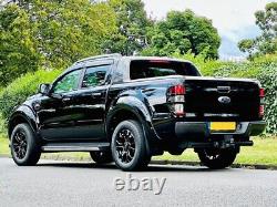Fits Ford Ranger T7 2015-2019 Wide Wheel Arch Kit Gloss Black Bolt Look