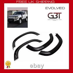 Fits Land Rover Defender 90 L663 2020+ Wide Wheel Arches Kit Set Gloss Black Uk