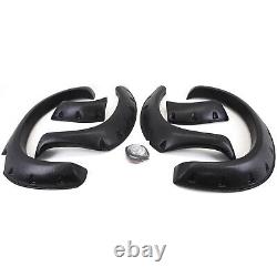 Fits Toyota Hilux 2005-2011 Wide Wheel Arches Extensions Fender Flares Set Black