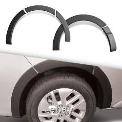 Fits Vauxhall Vivaro X82 Lwb 1419 Black Abs Wide Body Wheel Arch Cover Trim