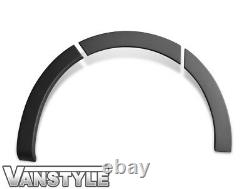 Fits Vauxhall Vivaro X82 Lwb 1419 Black Abs Wide Body Wheel Arch Cover Trim