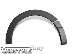 Fits Vauxhall Vivaro X82 Lwb 1419 Black Abs Wide Body Wheel Arch Cover Trim