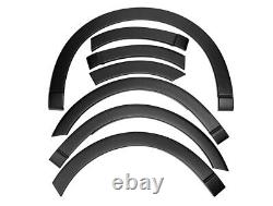 Fits Vw Caddy Mk5 2021- Black Abs Wide Wheel Arch Fender Protector Cover Set