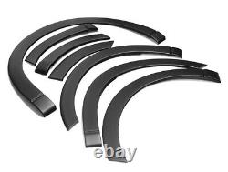 Fits Vw Caddy Mk5 2021- Black Abs Wide Wheel Arch Fender Protector Cover Set