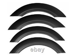 Fits Vw Crafter 17- Abs Black 4pc Wide Wheel Arch Cover Trims Side Protection