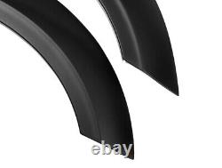 Fits Vw Crafter 17- Abs Black 4pc Wide Wheel Arch Cover Trims Side Protection