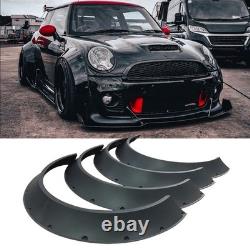 Flexible Fender Flares Extra Wide Wheel Arches Kit For Mini Cooper S R53 R56 R58
