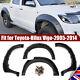 For 2005-2014 Toyota Hilux Vigo Black Wide Wheel Arches Fender Flares Body Kits