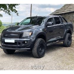 For 2012-15 Ford Ranger T6 Wide Wheel Arches Fender Flares Bodykits 6Pcs