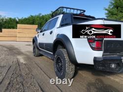 For 2015-2019 Toyota Hilux Revo Black Wide Body Wheel Arches Fender Flares Kits