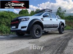 For 2015-2019 Toyota Hilux Revo Black Wide Body Wheel Arches Fender Flares Kits