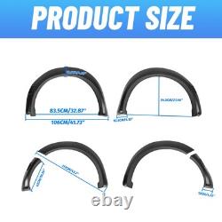 For 2023-2026 Ford Ranger T9 Black Wide Wheel Arches Fender Flares Body Kit 4Pcs