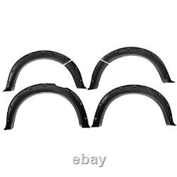 For 2023-24 Ford Ranger T9 Wildtrak Wide Wheel Arches Fender Flares Kits Black