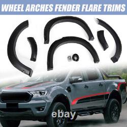 For 23+ Ford Ranger Wide Body Wheel Arches Fender Flares Kit Riveted Style T9 UK