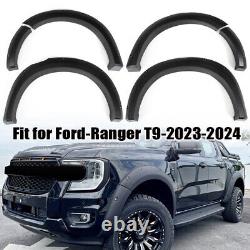 For 23+ Ford Ranger Wide Body Wheel Arches Fender Flares Kit Riveted Style T9 UK