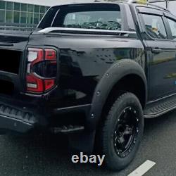 For 23+ Ford Ranger Wide Body Wheel Arches Fender Flares Kit Riveted Style T9 UK