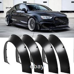 For Audi A3 RS3 A4 S4 Fender Flare Wheel Arches Wide Extension Body Kit Mudguard