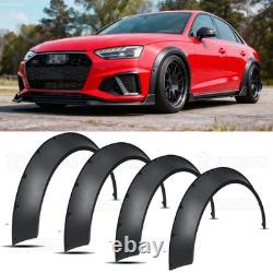 For Audi A4 S4 A5 S5 A6 S6 4x Fender Flares Extra Wide Body Kits Wheel Arches
