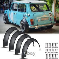 For Austin Mini Flexible Fender Flares Extra Wide Body Wheel Arches Mudguards