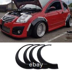 For Citroen C2 C3 4pcs 3.5 Car Fender Flares Extra Wide Wheel Arches Body Kits