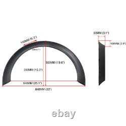 For E85 Z4 Universal Fender Flares Wheel Arches Flare Extension Wide Body Kits