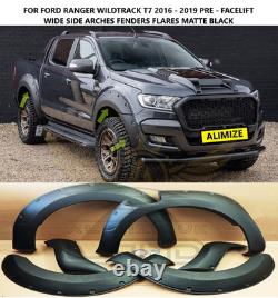 For FORD RANGER 2016 T7 WILDTRACK WIDE BODY FENDER FLARES ARCHES MOULDS 9 INCH