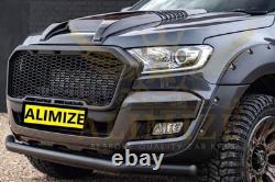 For FORD RANGER 2016 T7 WILDTRACK WIDE BODY FENDER FLARES ARCHES MOULDS 9 INCH