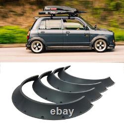 For Fiat 500 205 Punto 4X Car 3 Fender Flares Extra Wide Wheel Arches Protector