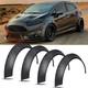 For Ford Fiesta 4pcs Car Fender Flares Wheel Arches Cover Extension Wide Arches
